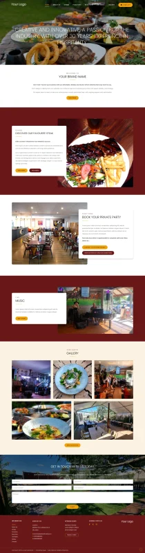Website For Restaurant