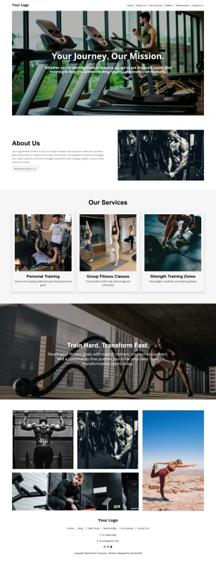 Website for Gym